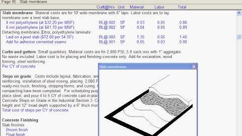 National Construction Estimator - Estimates: Preview, Costbooks, Pictures