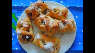 Как приготовить сдобную выпечку. Крестики с курагой, изюмом и ореховой крошкой Как приготовить сдобную выпечку. Крестики с курагой, изюмом и ореховой крошкой