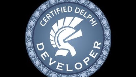 Certificação Embarcadero Delphi Developer