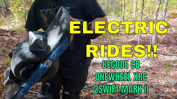 Electric Ride Evolution: 2Swift Mark II, Begode C8 & Onewheel XR Classic Impressions