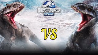 Jurassic World: The Game EP34 INDOMINUS REX GEN1 VS INDOMINUS REX GEN2
