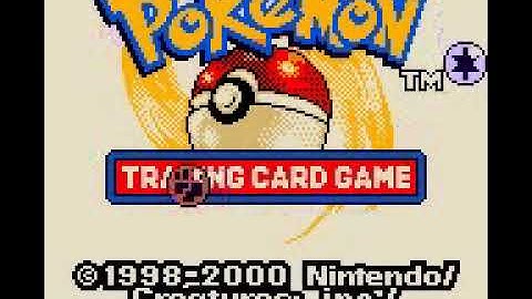 Pokemon Trading Card Game (Game Boy) Intro & Music