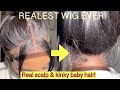 WOW! the MOST REALISTIC WIG EVER! MULTI TEXTURED KINKY BABY HAIRS 🚨NEW UPGRADED WIG! MyFirstWig