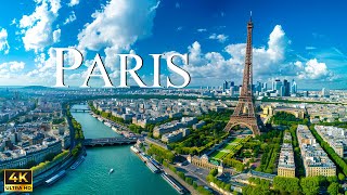 FLYING OVER Paris, FRANCE 4K UHD - Relaxing Music Along With Beautiful Nature Videos -4K Video Ultra by Heart Music 442 views 4 days ago 11 hours, 59 minutes