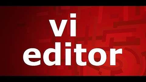 vi editor in Linux tutorial