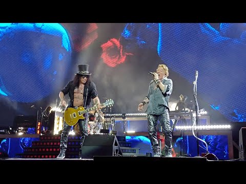 Guns N' Roses In Madrid, 9 June 2023. Sweet Child O' Mine