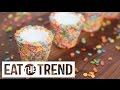 Fruity Pebbles Cereal Milk Shots | Eat the Trend