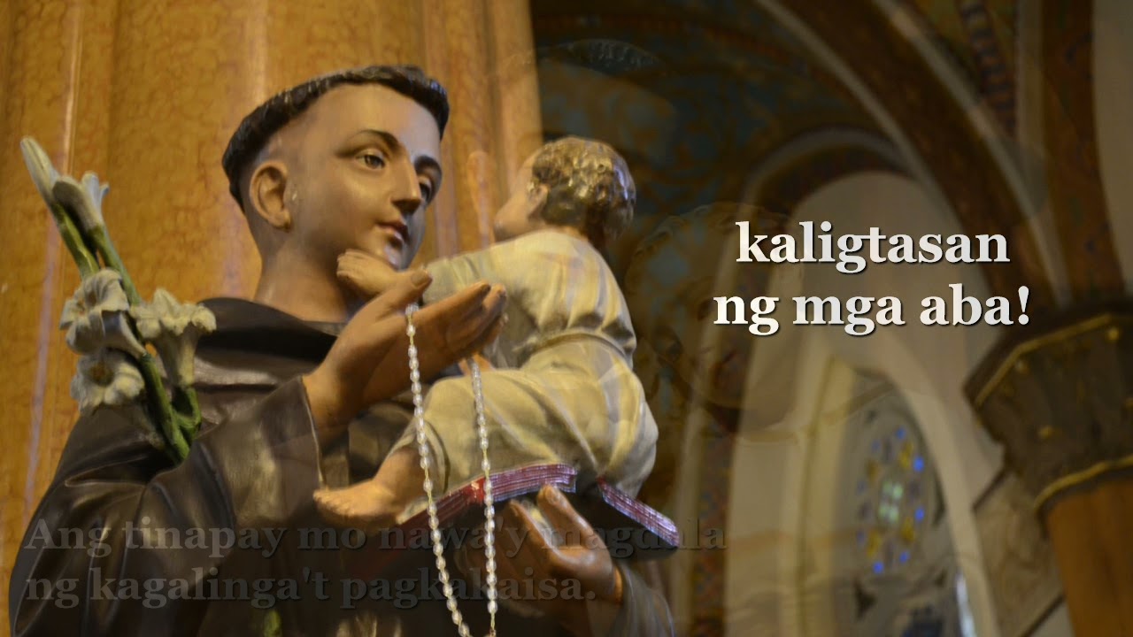 PATRON NAMING SAN ANTONIO (Awit kay San Antonio de Padua)