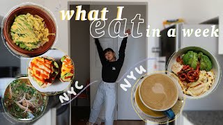 NYC ep.8 | what I eat in a week in NYC & NYU meal plan