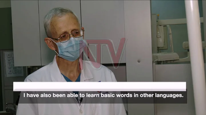 Meet Dr. Chapman, a white dental surgeon who speak...