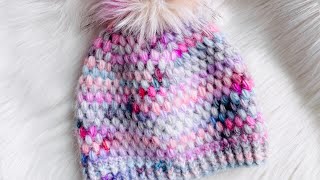 Dreamy Puff stitch beanie hat pattern with measurements for all sizes bean stitch beanie hat by Crochet for Baby 4,120 views 3 months ago 24 minutes