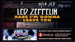 Video thumbnail of "Led Zeppelin - Babe I'm Gonna Leave You (Instrumental)"