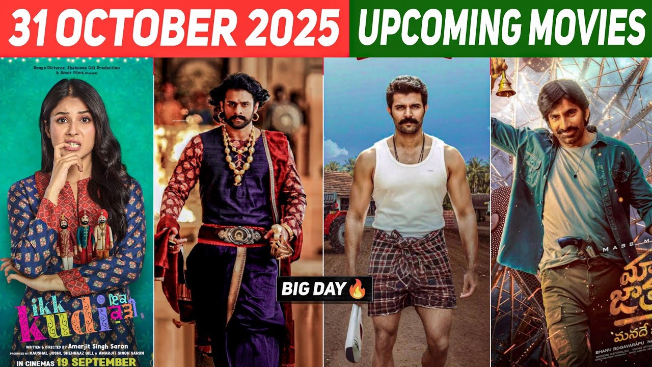 Top 10 Upcoming Movies Releasing This 31 October 2025 In Hindi ...