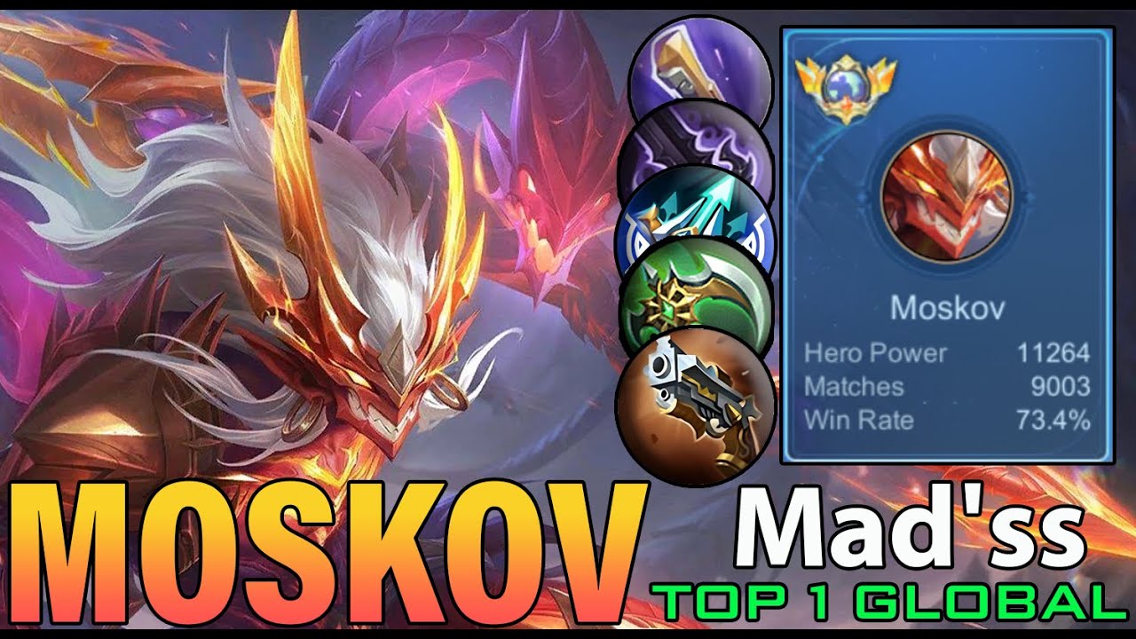 Legendary!! Aggressive Moskov Insane 9,000+ Matches - Top 1 Global ...