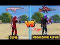 New megalodon alpha scar vs cupid scar damage ability test  best scar skin  garena free fire