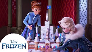 What are Anna and Elsa's Holiday Traditions? | Frozen screenshot 4