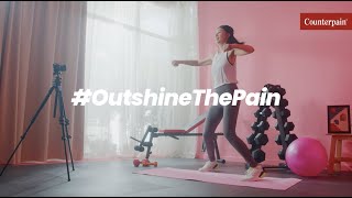 #OutshineThePain with Counterpain Cool Gel.