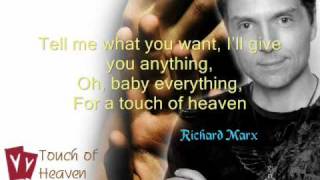 Richard Marx - Touch Of Heaven with Lyrics chords