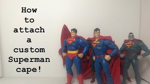 How to attach a Custom Superman Wired cape!