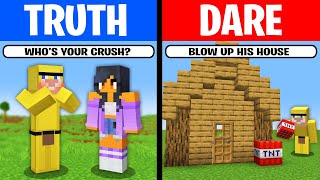 Minecraft but it's TRUTH or DARE..
