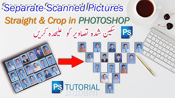 How To Automatically Crop and Straighten Multiple Scanned Photos in Photoshop|2021|Javed Tech Master