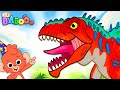 Club Baboo and the Dinosaurs | Watch out for that Velociraptor Baboo! | Dinos for Kids