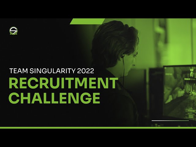 Team Singularity 2022 Recruitment Challenge | #JOINSNG