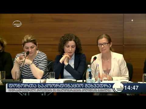 დონორთა თემატური საკოორდინაციო შეხვედრა