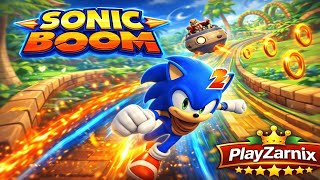 Sonic Boom Gameplay – Super Fast Speed Run!  | Epic Mobile Action screenshot 3