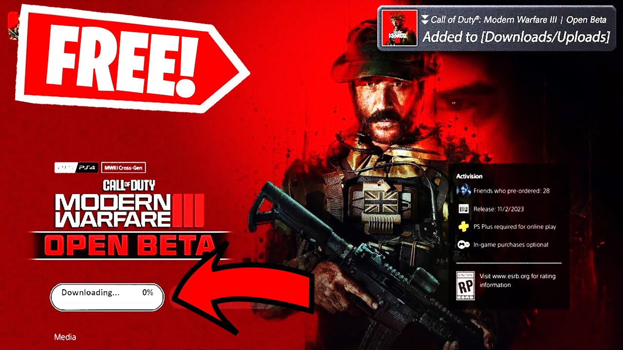 *ACT FAST* How to Get the MW3 (MWIII) Beta FREE! (Plus AMAZING Free ...