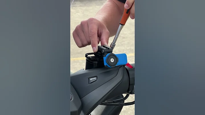 Unbox and install our NEW Motorcycle Brake Reservoir Mount #shorts