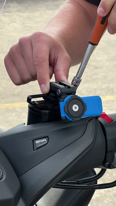 Unbox and install our NEW Motorcycle Brake Reservoir Mount #shorts