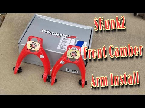 DIY 2000 Honda Civic SI EM1 Skunk2 Camber Kit Install
