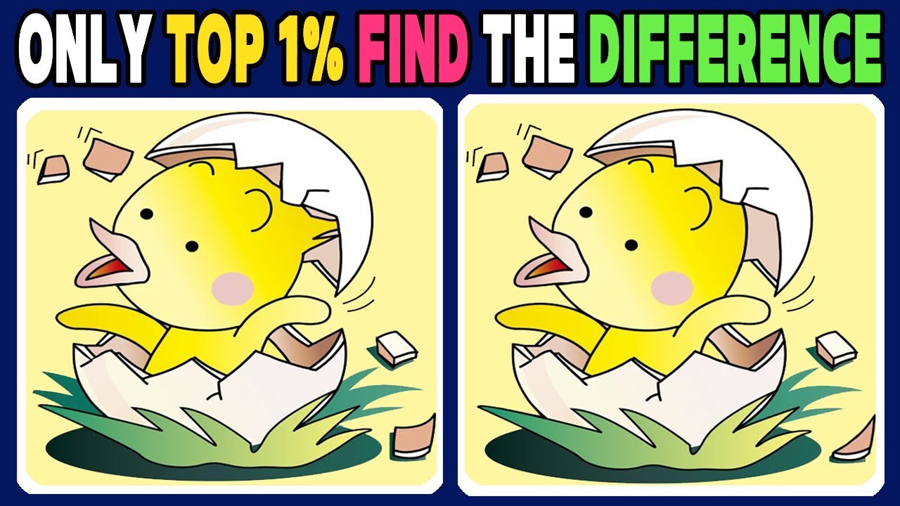 Find the Difference: The Top 1% Can All Be Found【Spot the Difference ...