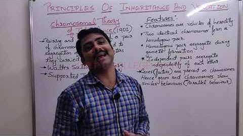 II PU BIOLOGY;Chapter-5; Principles of Inheritance & Variations;Part-11;Lecture by Mr. Sunil Chittal