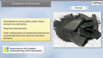 Properties of Actinides | The d-and f-Block Elements | Chemistry | Class 12th | iPrep