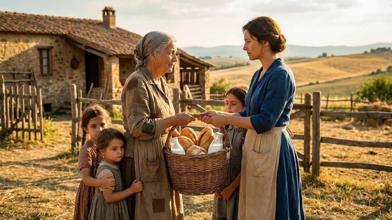 Un’ANZIANA POVERA viveva con le NIPOTI in una CASA VECCHIA; scoperto tutto, la CONTADINA mandò c