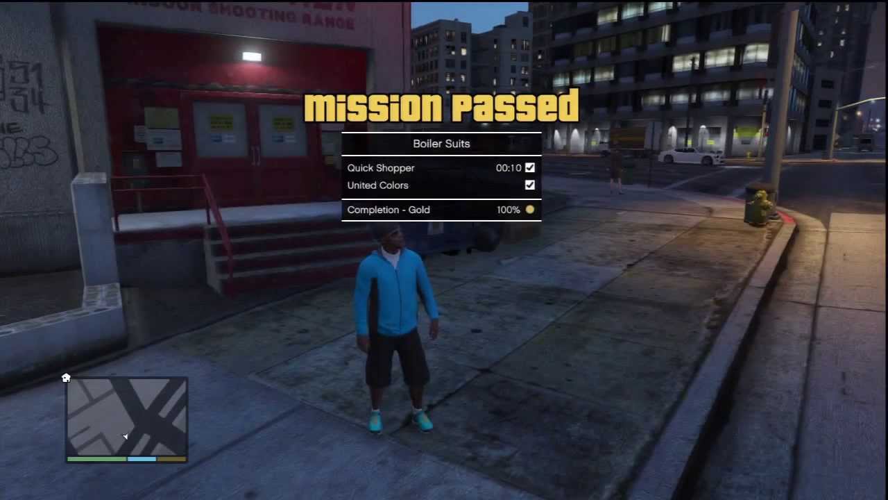 Grand Theft Auto V (GTA 5) Mission 30 Boiler Suits 100 Gold Medal