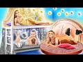 三つ子の秘密の部屋作ろう！ゴールドガールvsシルバーガールvsブロンズガール！