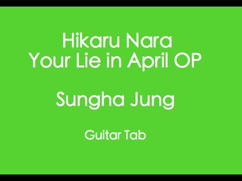 Hikaru Nara (Your Lie In April OP) by Goose House TABs