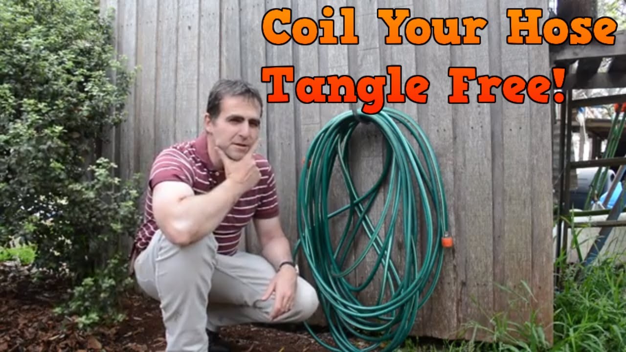 How To Coil Your Hose Tangle Free 