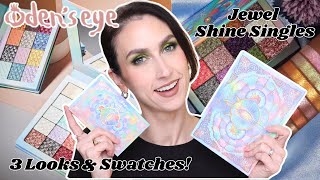 *NEW* ODEN'S EYE JEWEL SHINE SINGLES COLLECTION! | 3 Looks, Swatches & Close Ups!