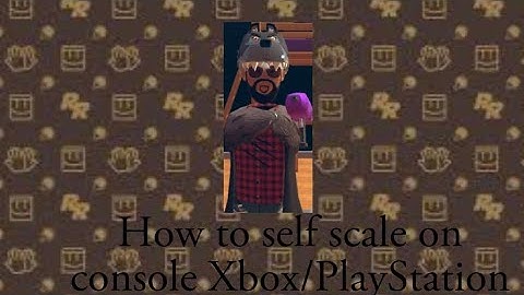 Rec room- how to self scale on console-Xbox and PlayStation