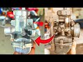 how to clean carburettor outside || complete restoration 70cc carburator