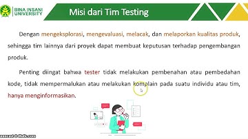 Pertemuan 2 Testing dan Implementasi Sistem#1