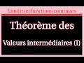 Thorme des valeurs intermdiaires 1