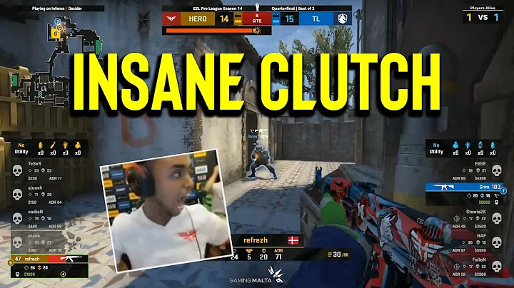 REFREZH INSANE 1v5 CLUTCH ACE