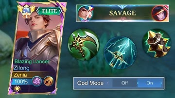 ZILONG NEW BROKEN BUILD IS INCREDIBLE! NEW BUILD = INSTANT SAVAGE!