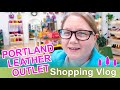 I got to visit the portland leather goods outlet  autumn beckman