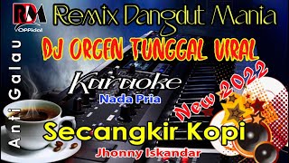 Karaoke Secangkir Kopi Nada Pria _ Dj Remix Dangdut Orgen Tunggal  Full  Bass Cover By RDM